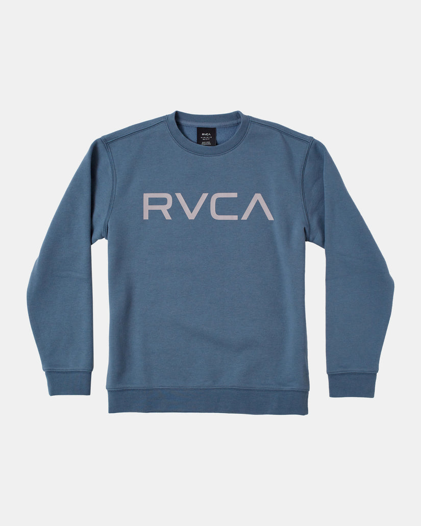 Boys Big RVCA Crewneck Sweatshirt - Industrial Blue