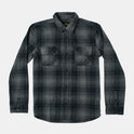 Boys Dayshift Flannel Long Sleeve Shirt - RVCA Black