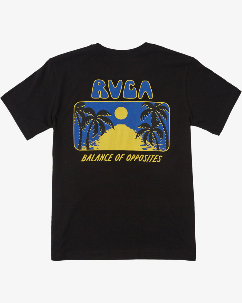 Boys Blue Lagoon Short Sleeve T-Shirt - Black