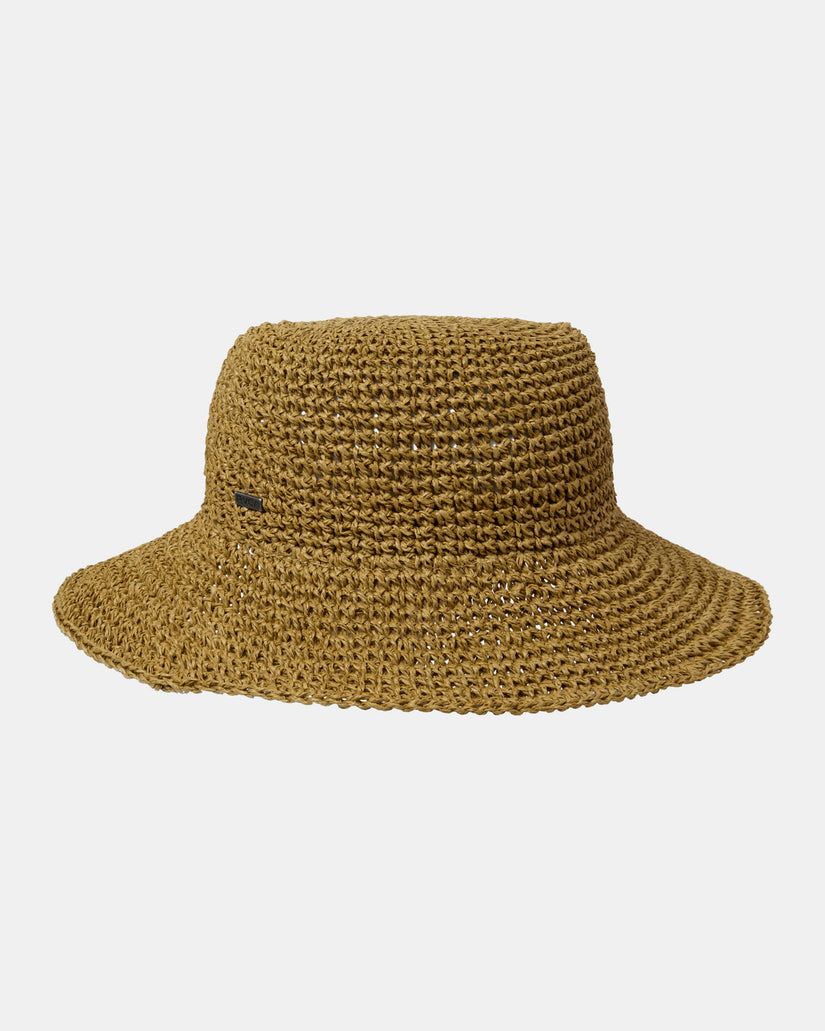 Mesa Bucket Straw Hat - Workwear Brown