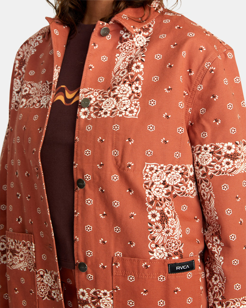 Chorelist Oversized Jacket - Cinnamon