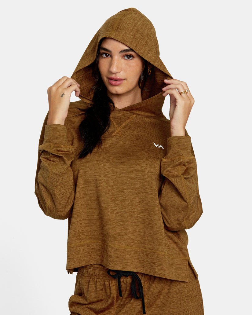C-Able Cropped Workout Hoodie - Sienna