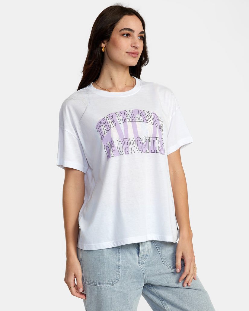 Balance Technical Oversized T-Shirt - White