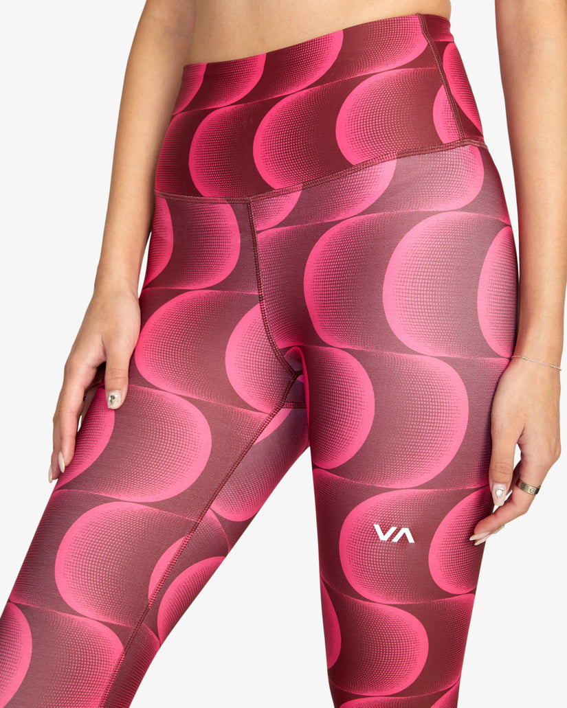 VA Essential Workout Leggings - Cosmic Wave Berry