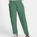 New Yume Woven Pants - Dusky Green