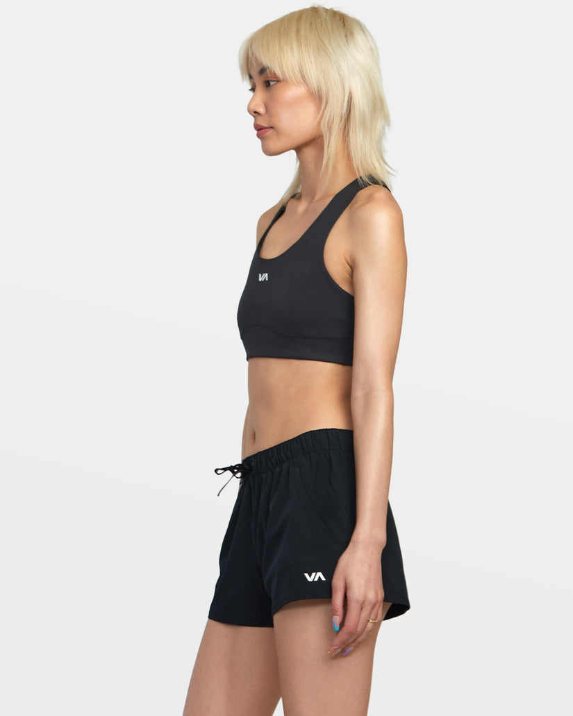 VA Essential Low-Rise Yogger Sport Shorts - Black