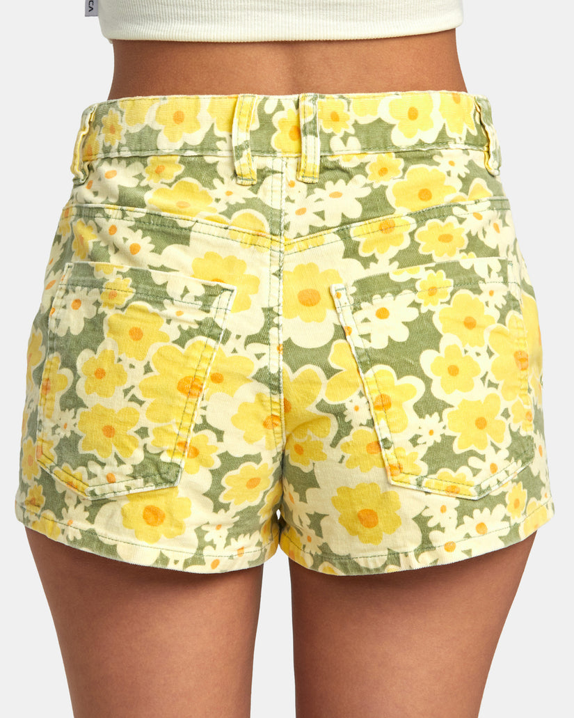 Belle Corduroy Shorts - Fern