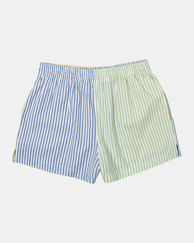 Sawyer Stripe Elastic Shorts - Multi