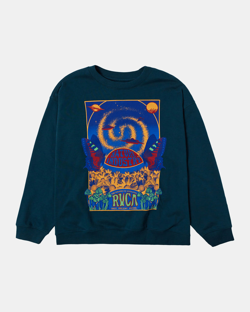 Spaced Out Sweatshirt - Pond