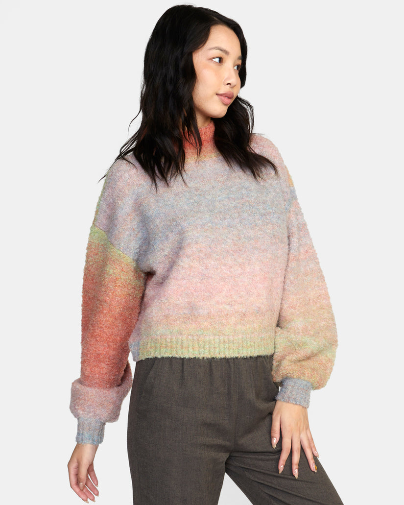 Dream Cycle Turtleneck Sweater - Apricot