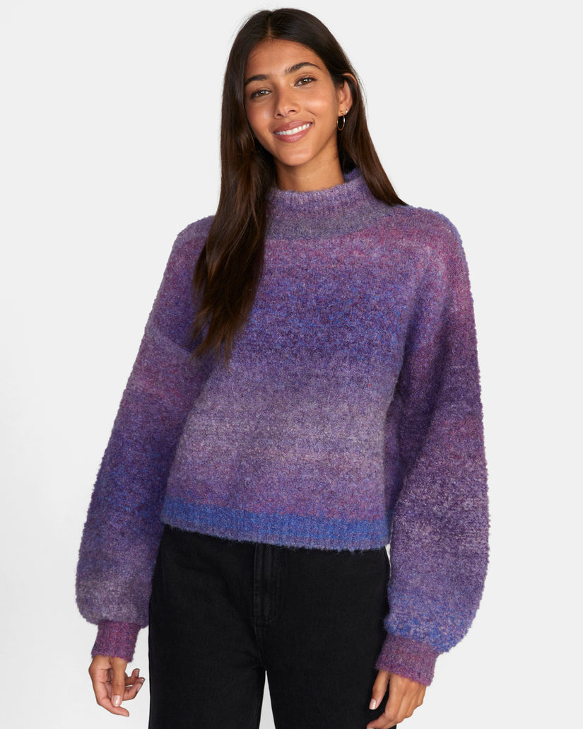 Dream Cycle Turtleneck Sweater - Lavender