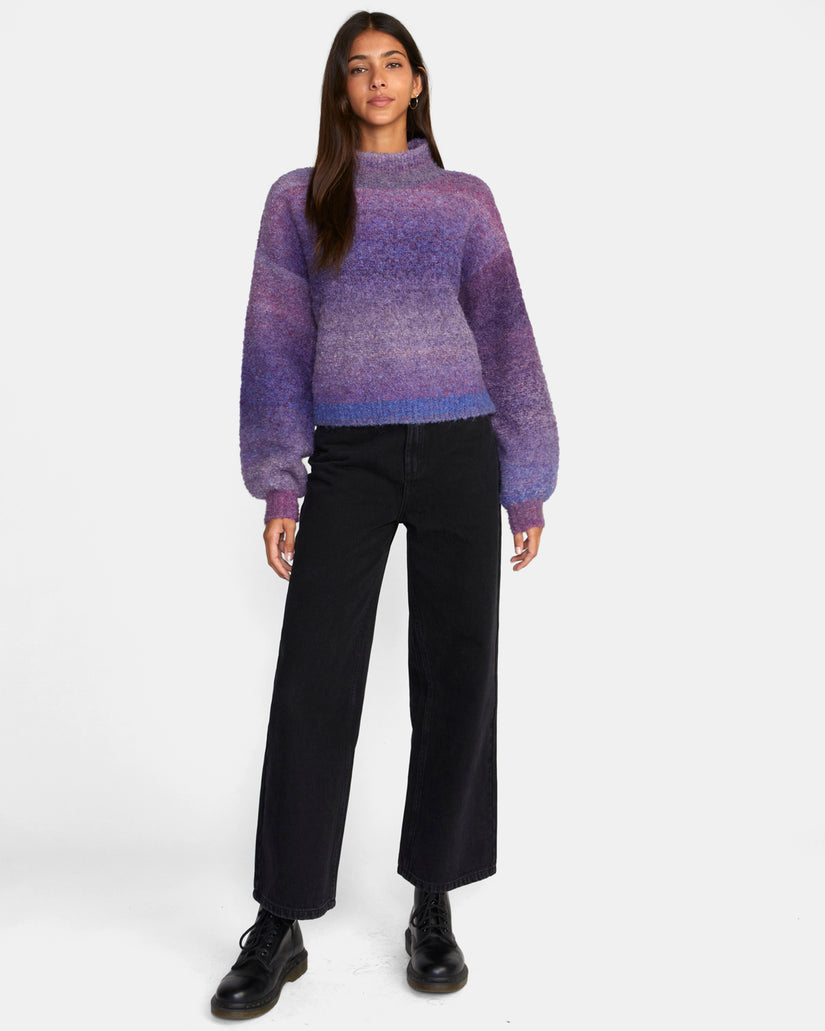Dream Cycle Turtleneck Sweater - Lavender