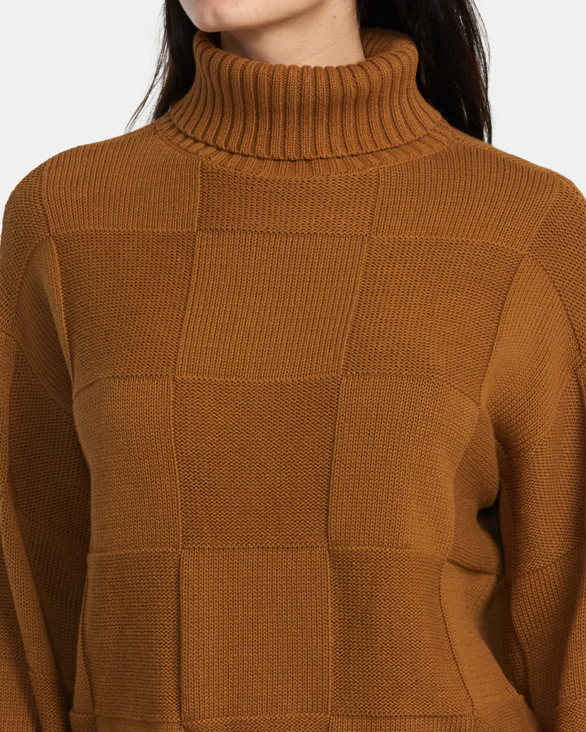 Vineyard Turtleneck Sweater - Workwear Brown