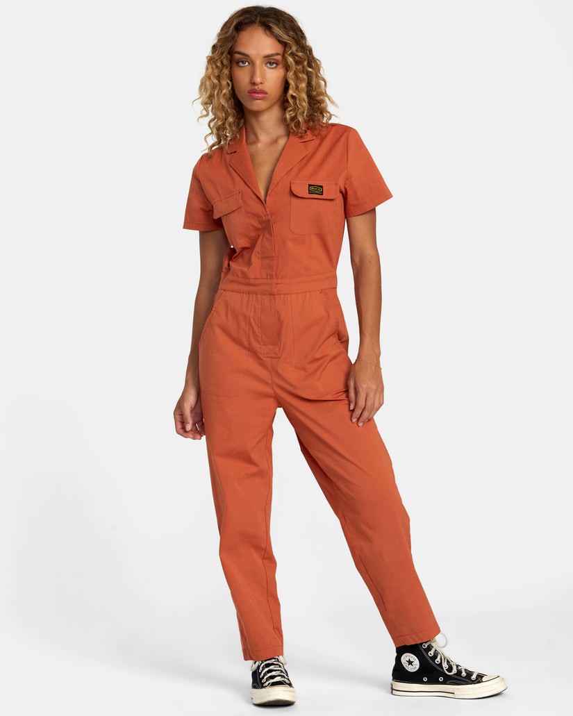 Recession Collection Jumpsuit - Sandlewood – RVCA