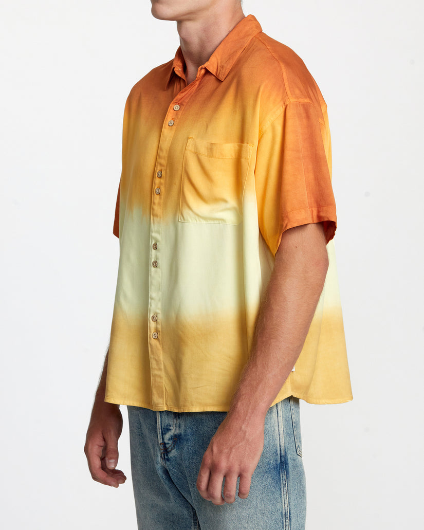 Rose Machado Swami Short Sleeve Shirt - Lemon Meringue