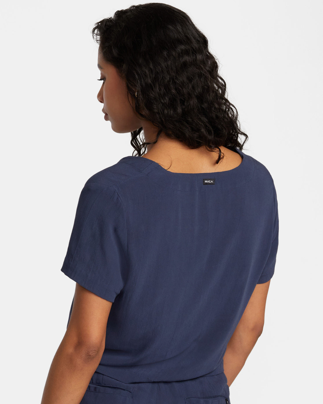 Vista Top Woven Shirt - Moody Blue – RVCA.com