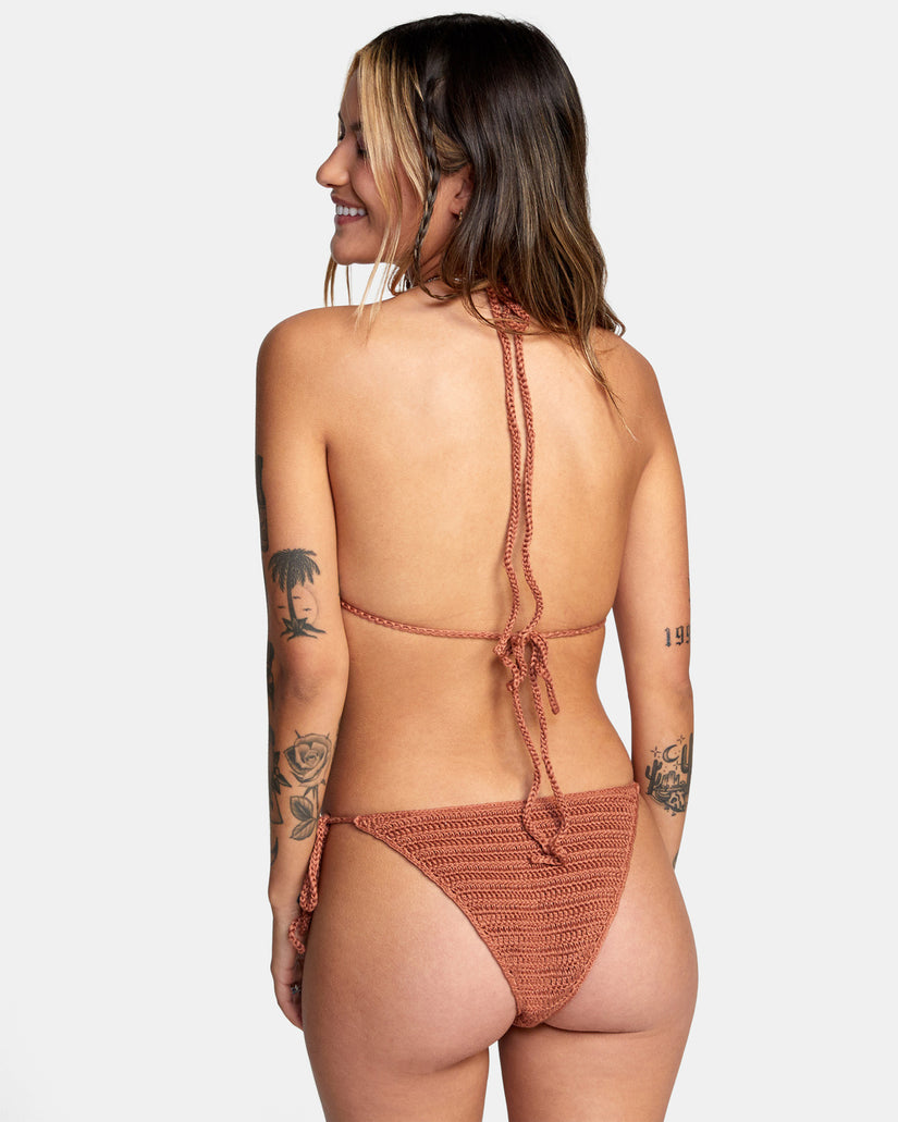 Westside Slide Triangle Bikini Top - Burnt Copper