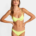 Solid Underwire Bikini Top - Limeade