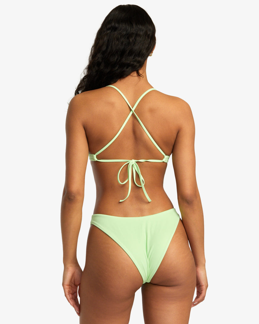 Solid Triangle Crossback Bikini Top - Glow