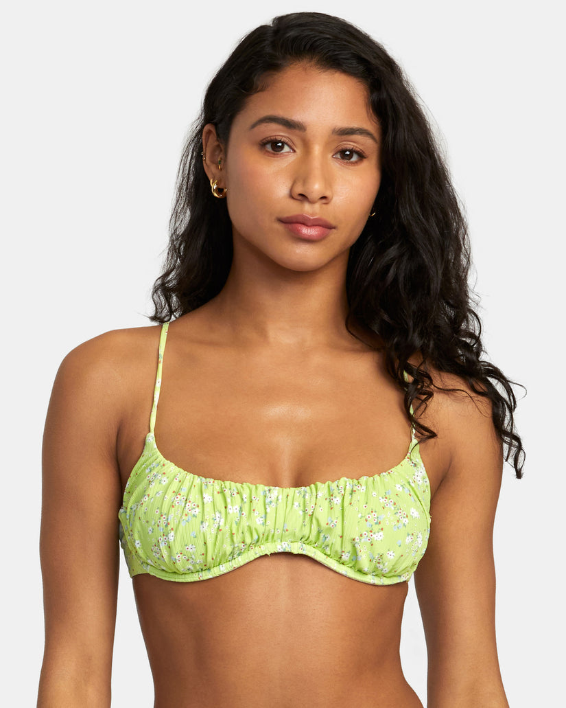Itty Bralette Bikini Top - Neon Green