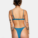 Brightside Skimpy French Bikini Bottoms - Snorkel Blue