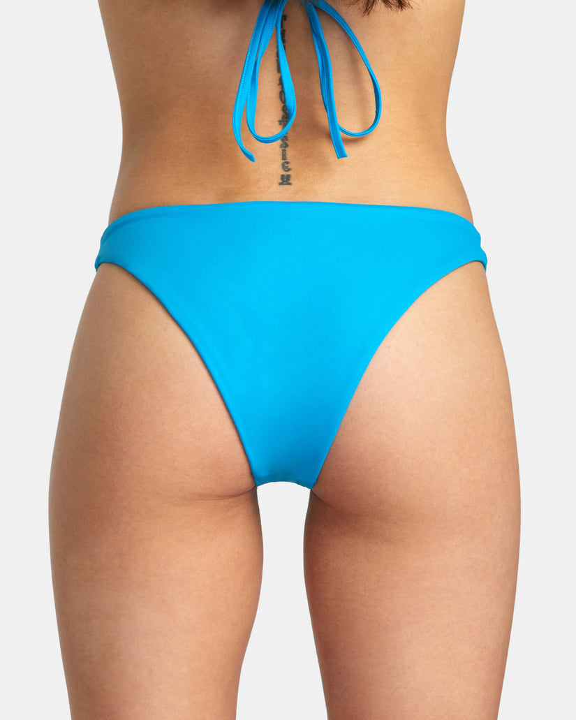Solid French Bikini Bottoms - Blue Danube
