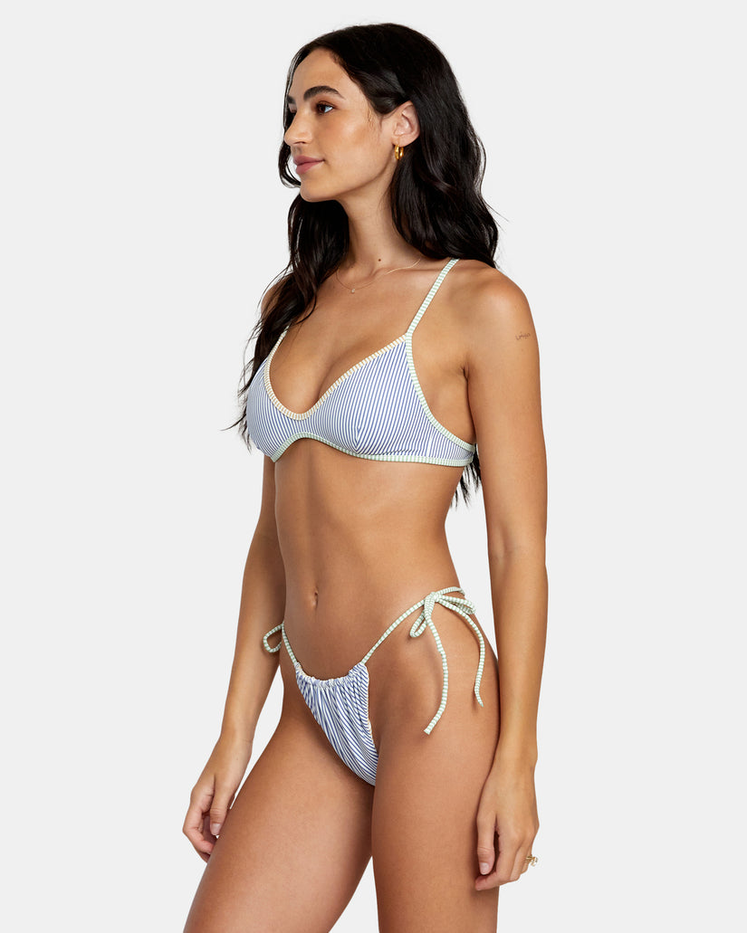 Tri Stripe Reversible Skimpy Bikini Bottoms - Multi