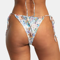 Sage Side Tie Skimpy Bikini Bottoms - Multi