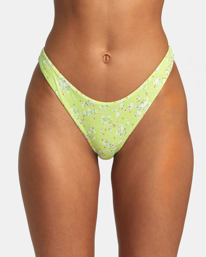Itty Medium French Bikini Bottom - Neon Green