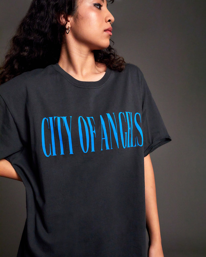 City Of Angels Graphic Tee - Washed Black