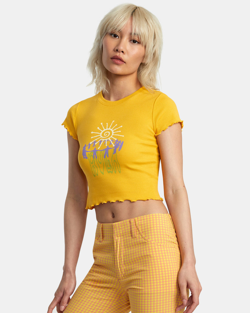 Sun Worship Classmate T-Shirt - Citrus