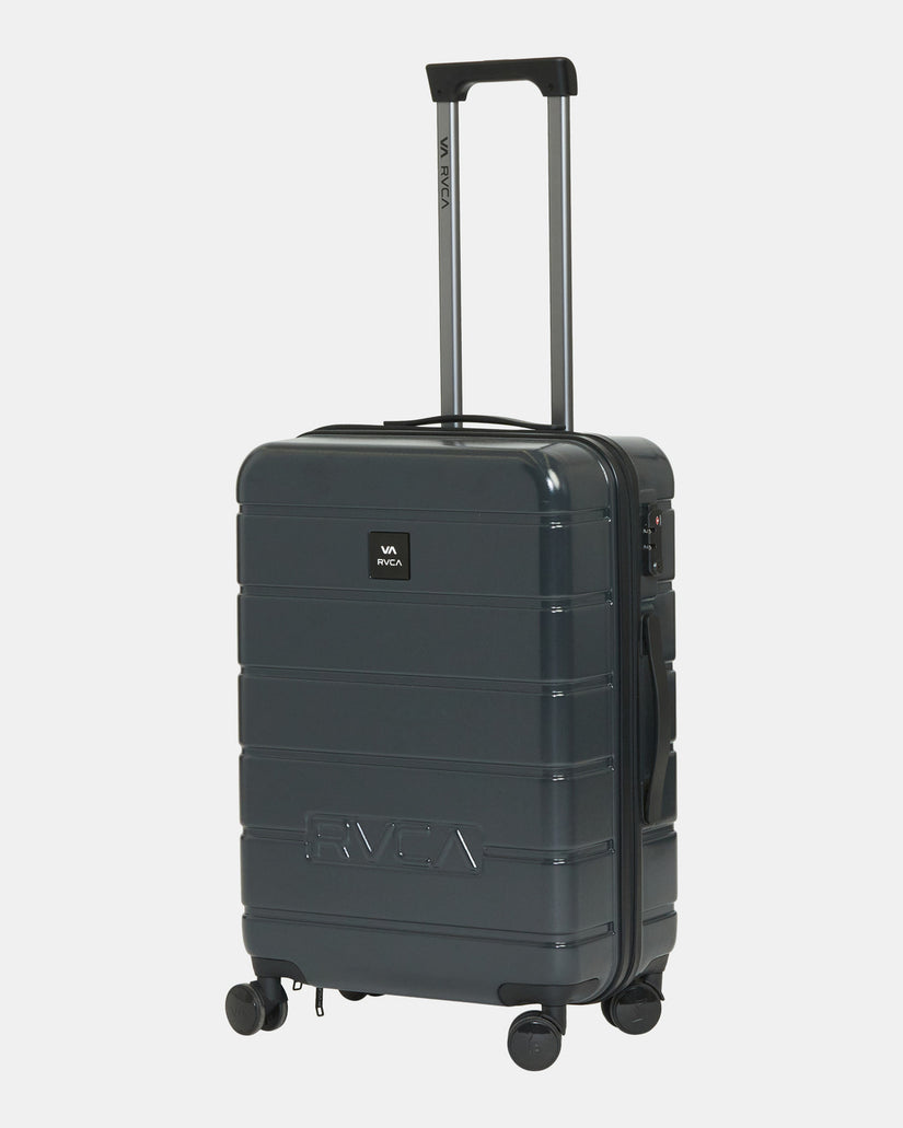 RVCA VA Medium Roller Hardcase Suitcase - Black