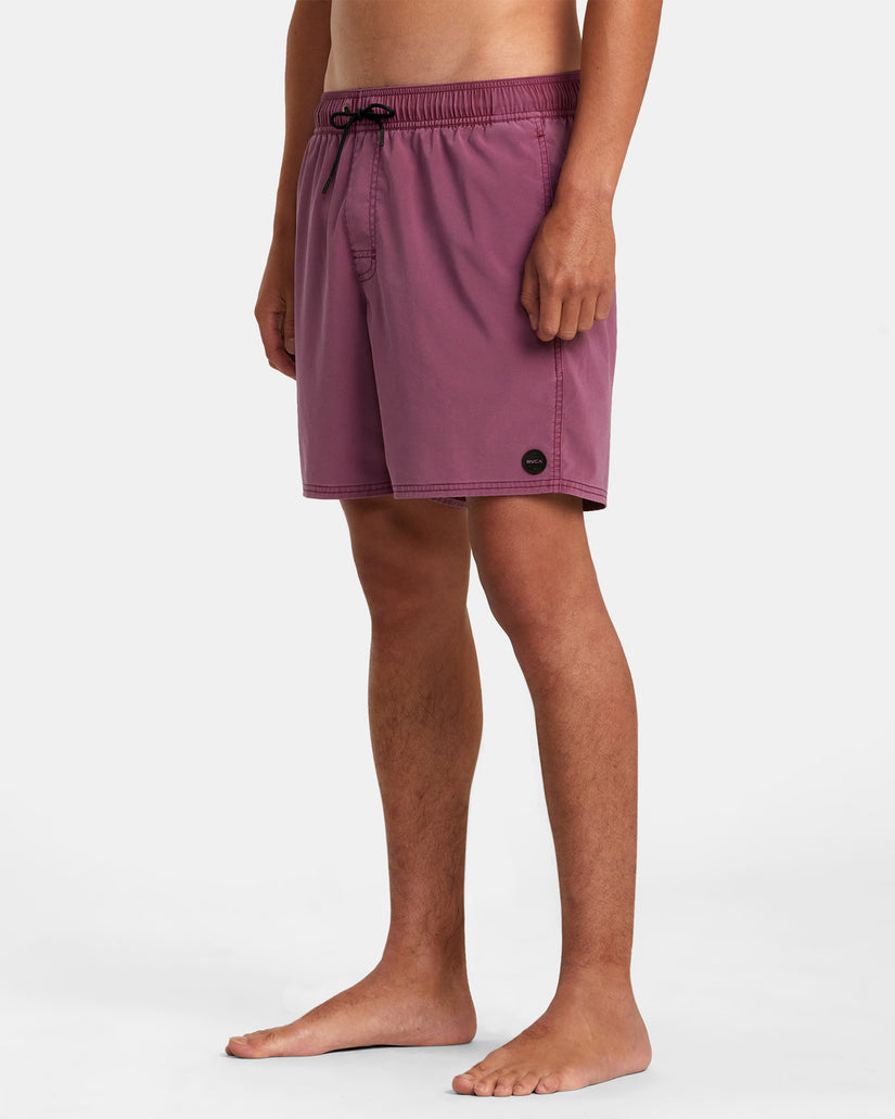 VA Pigment Elastic Waist Boardshorts 17" - Light Purple