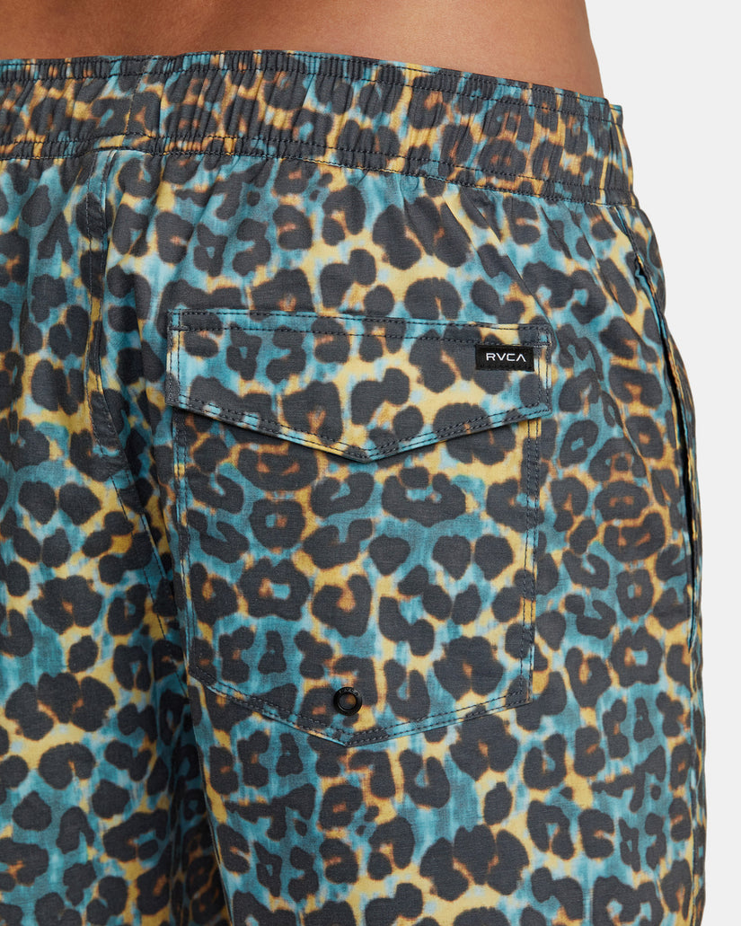 Barnes Elastic Waist Boardshorts 17" - Cheetah
