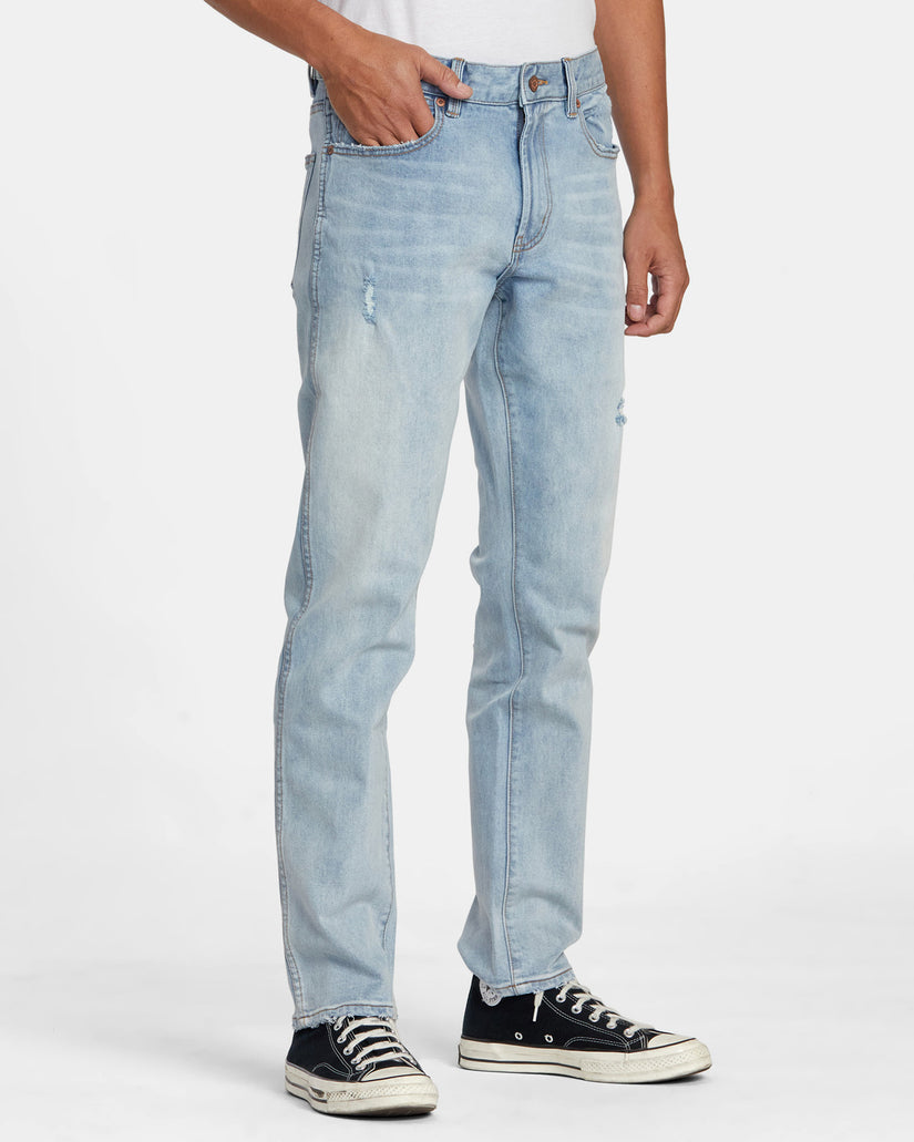 Weekend Straight Fit Jeans - Bleach Wash