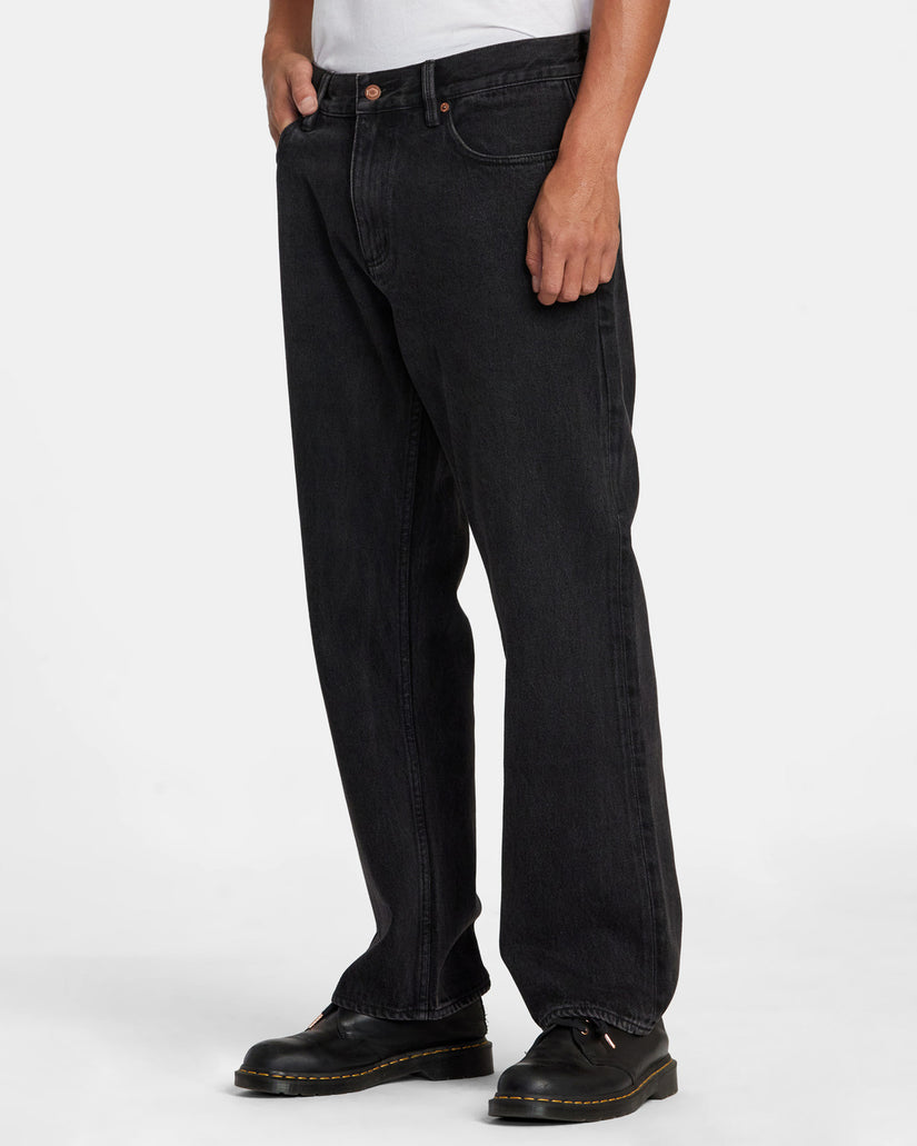 Americana Dayshift Relaxed Fit Jeans - Black Rinse