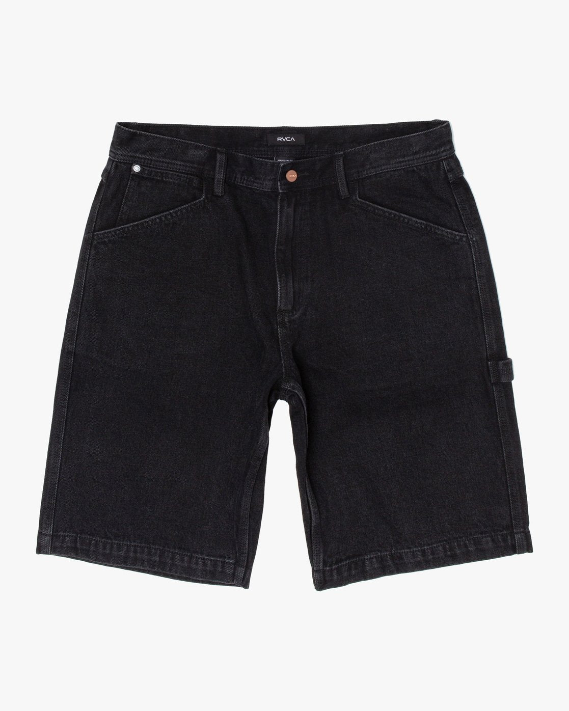 Chainmail Denim Shorts - Black Rinse – RVCA