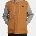 Grant Hooded Puffer Jacket - Camel