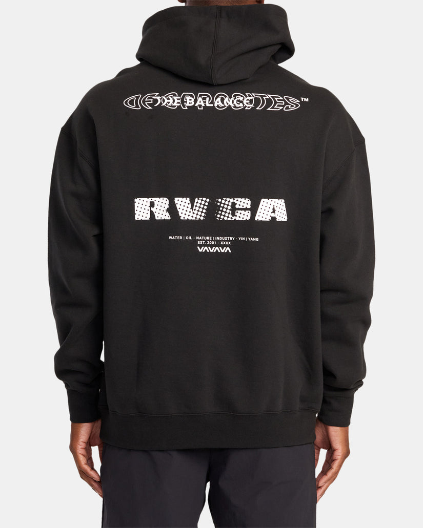Radiate Hoodie Pullover Sweatshirt - Black