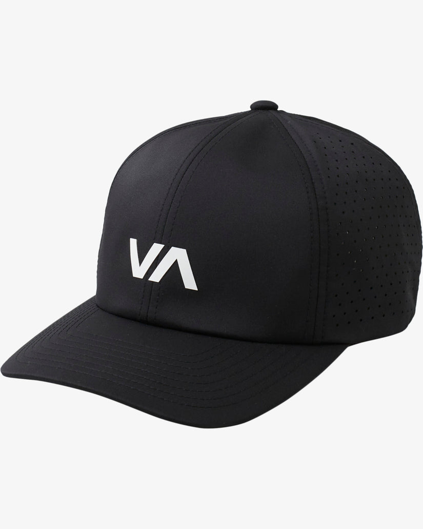 Vent Perforated Clipback Hat II - Black