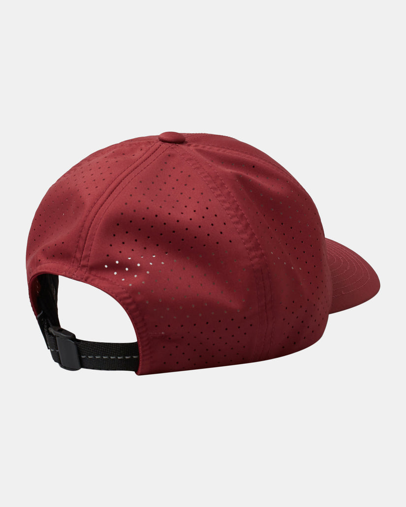 Vent Perforated Clipback Hat II - Cardinal