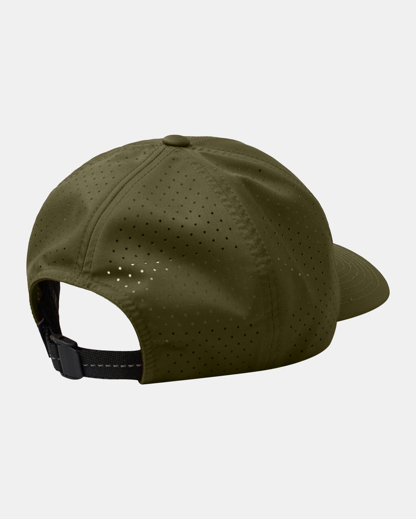 Vent Perforated Clipback Hat II - Olive