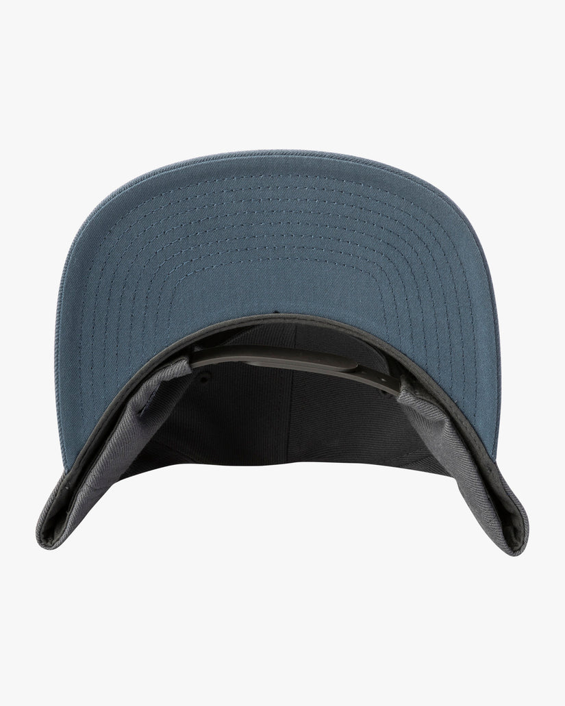 Commonwealth Snapback Hat - Grey Blue