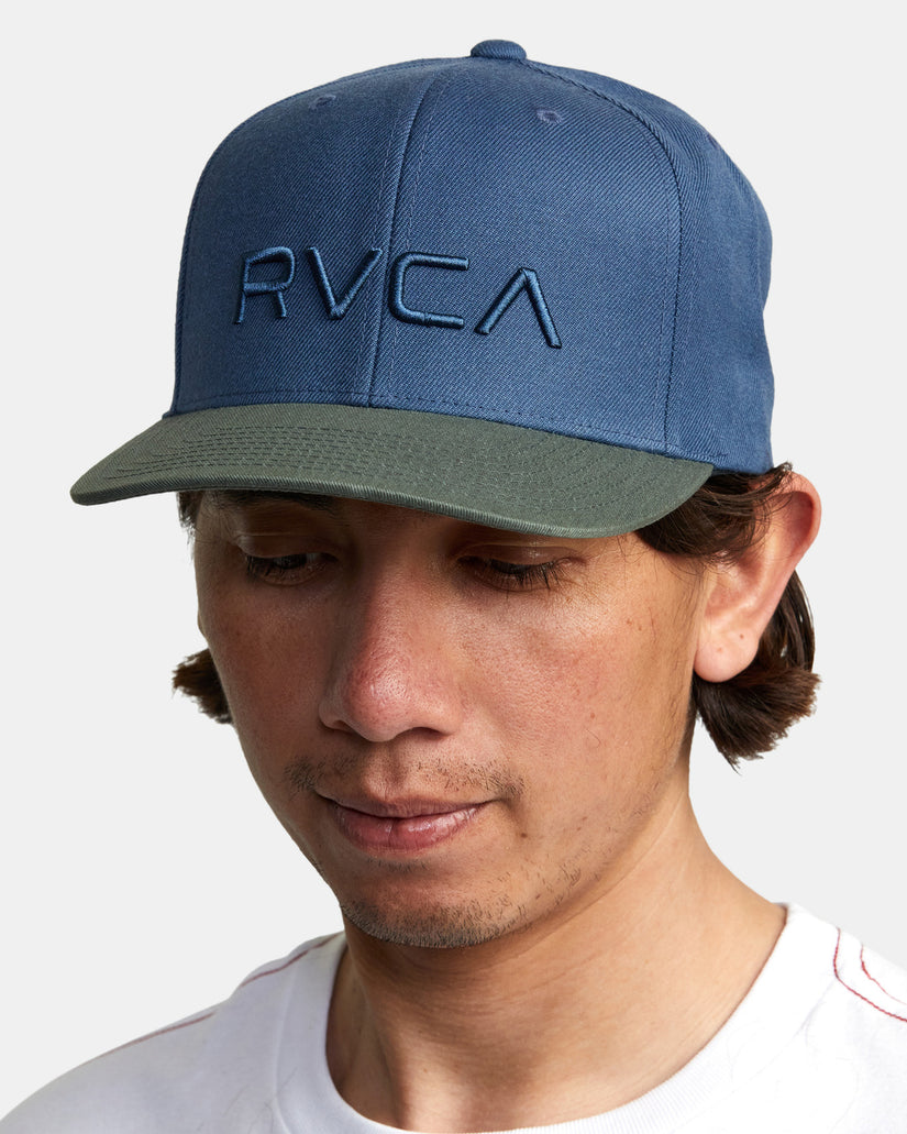 RVCA Twill Snapback II Hat - Olive