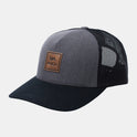 VA All The Way Curved Brim Trucker Hat - Charcoal Black