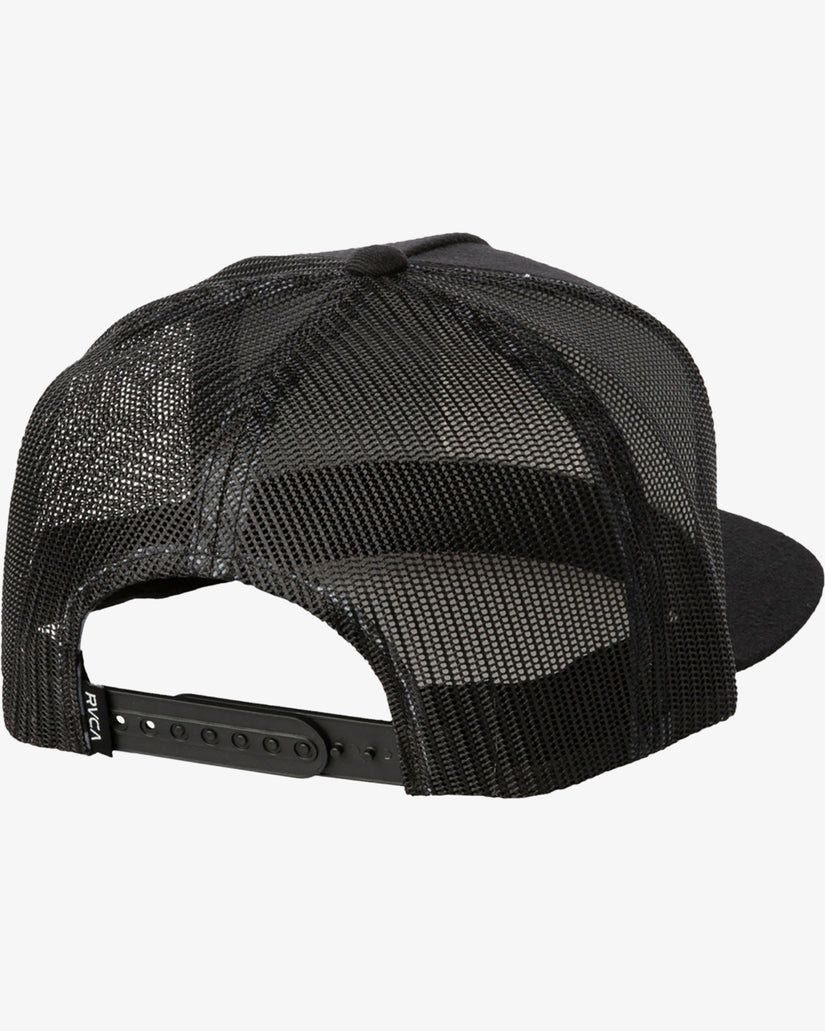 VA All The Way Print Trucker Hat - Black – RVCA.com