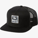 VA All The Way Print Trucker Hat - Black