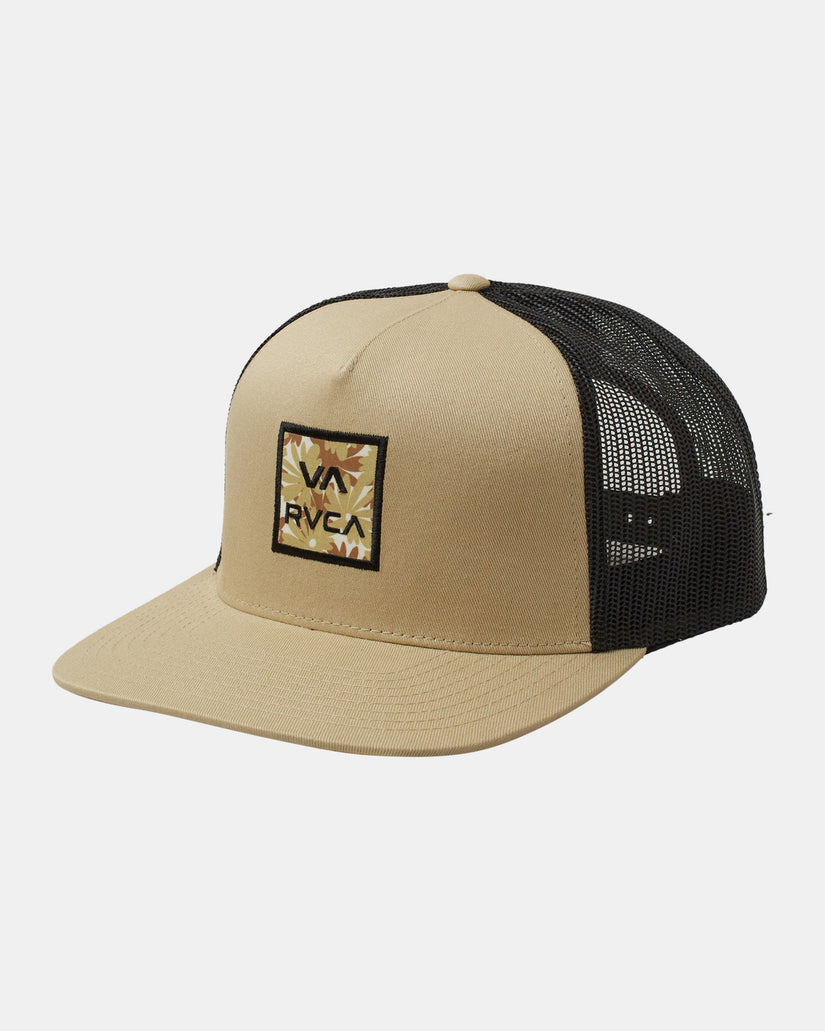 VA All The Way Print Trucker Hat - Khaki