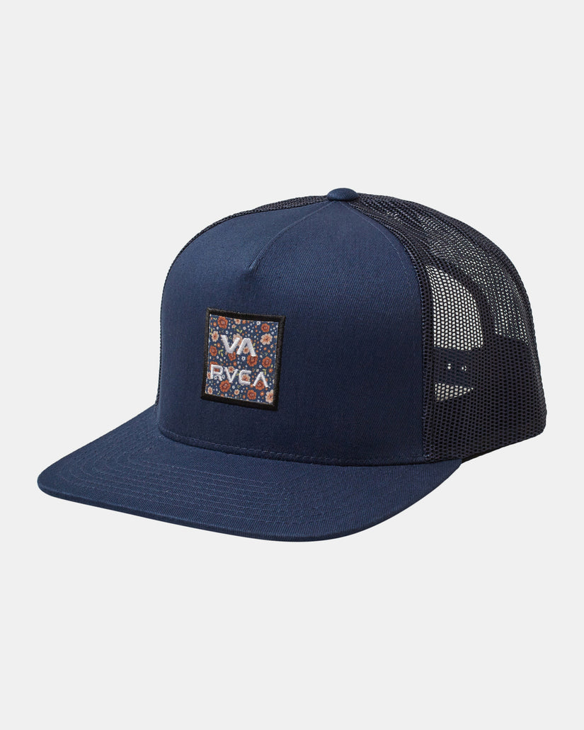 VA All The Way Print Trucker Hat - Moody Blue