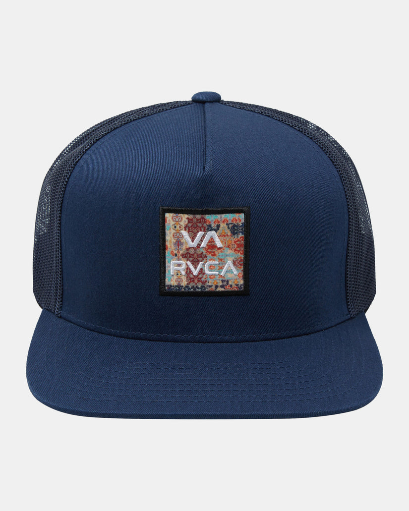 VA All The Way Print Trucker Hat - Navy Blue
